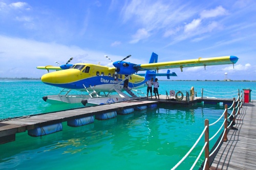 Our seaplane (a Twin Otter)